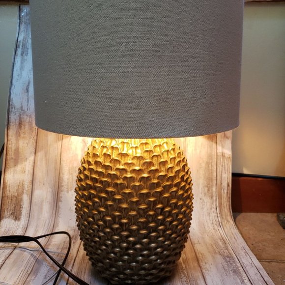 Other - Golden pineapple lamp